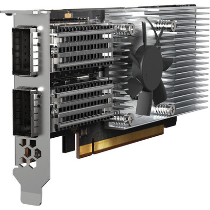 QNAP QXG-100G2SF-E810 Tarjeta de Expansión de Red Dual Puertos 100GbE PCIe 4.0 x16 Low-Profile