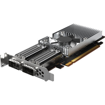 QNAP QXG-100G2SF-E810 Tarjeta de Expansión de Red Dual Puertos 100GbE PCIe 4.0 x16 Low-Profile