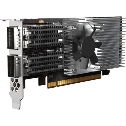 QNAP QXG-100G2SF-E810 Tarjeta de Expansión de Red Dual Puertos 100GbE PCIe 4.0 x16 Low-Profile