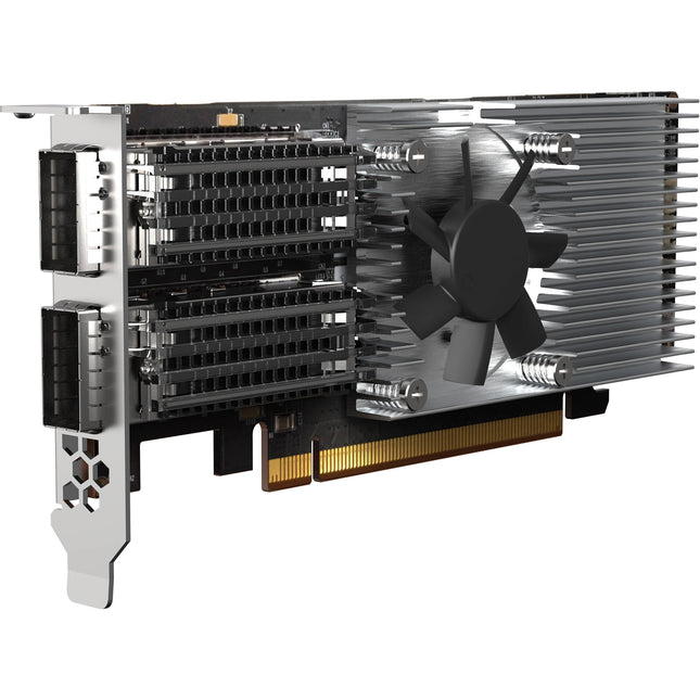 QNAP QXG-100G2SF-E810 Tarjeta de Expansión de Red Dual Puertos 100GbE PCIe 4.0 x16 Low-Profile