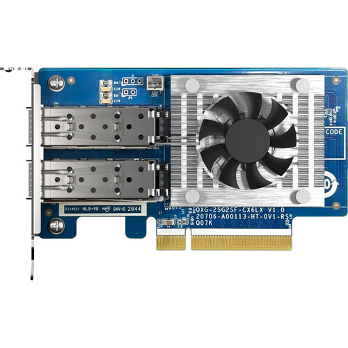QNAP QXG-25G2SF-CX6 Tarjeta de expansión de red 2x25GbE PCIe 4.0 x8