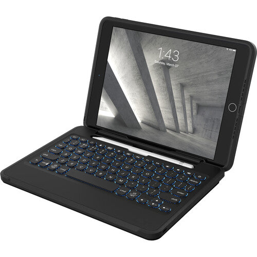 ZAGG Keyboard Rugged Book para iPad 10.2" con Teclado Retroiluminado y Protección hasta 2 m