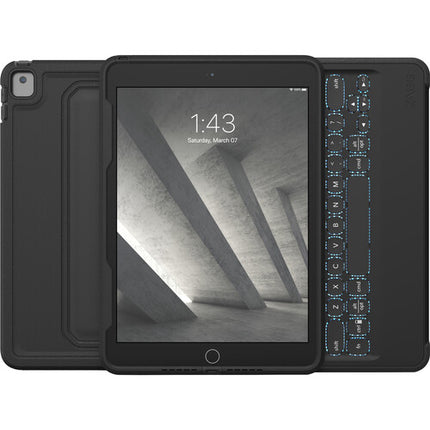 ZAGG Keyboard Rugged Book para iPad 10.2" con Teclado Retroiluminado y Protección hasta 2 m
