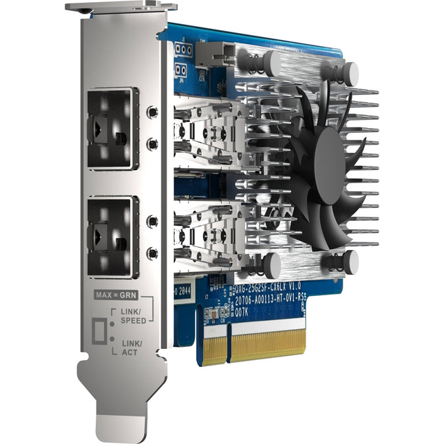 QNAP QXG-25G2SF-CX6 Tarjeta de expansión de red 2x25GbE PCIe 4.0 x8