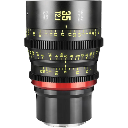 Meike 35mm T2.1 Lente Cine FF-Prime con montura L y 13" foco mínimo