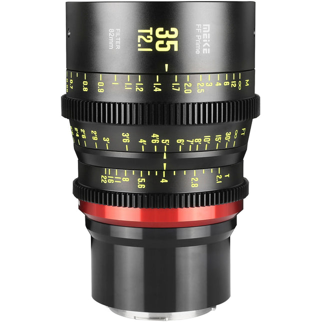 Meike 35mm T2.1 Lente Cine FF-Prime con montura L y 13" foco mínimo