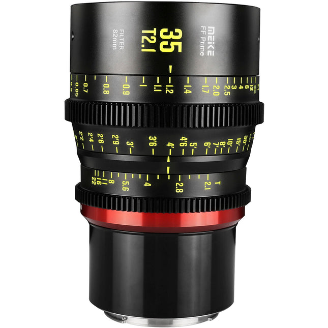 Meike 35mm T2.1 Lente de Cine Full Frame Montura RF 13" Distancia de Enfoque