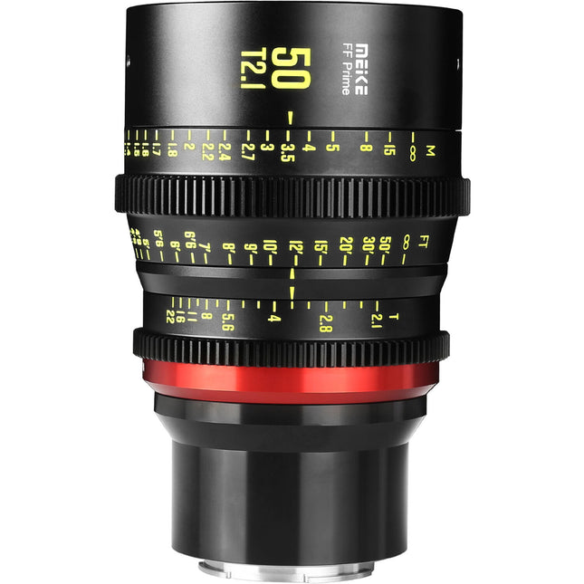 Meike 50mm T2.1 FF-Prime Óptica Cine con Montura E y Distancia Mínima 23.6"