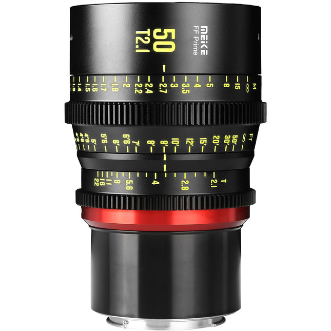 Meike 50mm T2.1 FF-Prime objetivo cine montura RF cobertura Full-Frame 45mm círculo imagen