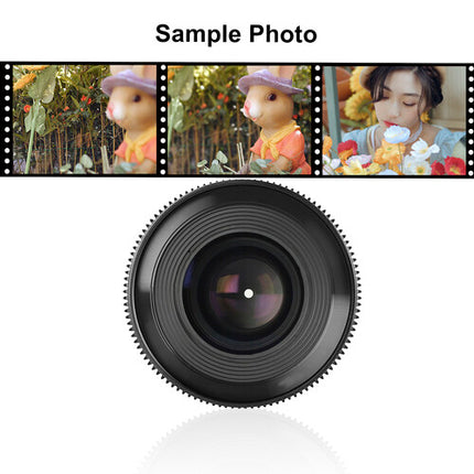 Meike 35mm T2.1 Lente Cine FF-Prime con montura L y 13" foco mínimo