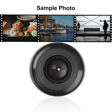 Meike 50mm T2.1 FF-Prime Óptica Cine con Montura E y Distancia Mínima 23.6"