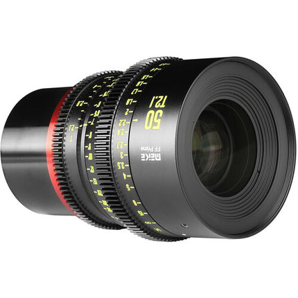 Meike 50mm T2.1 FF-Prime objetivo cine montura RF cobertura Full-Frame 45mm círculo imagen