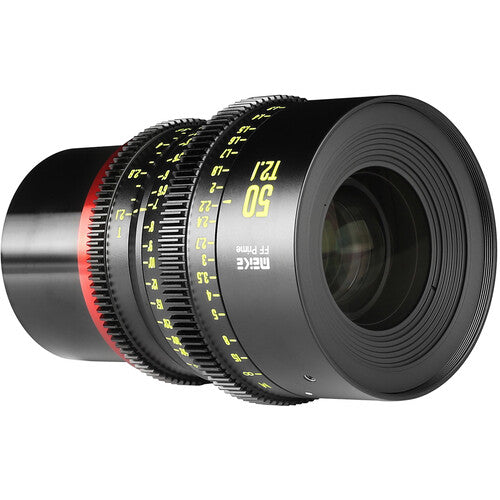 Meike 50mm T2.1 FF-Prime objetivo cine montura RF cobertura Full-Frame 45mm círculo imagen