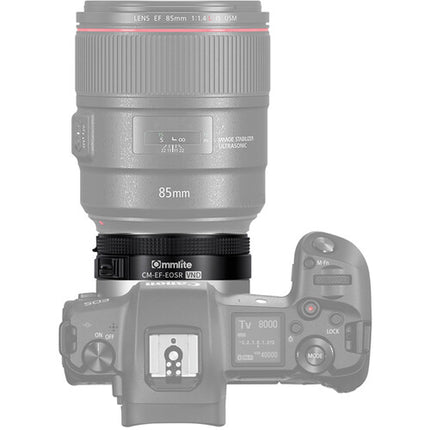 Commlite AF Adaptador Montura con ND Variable para Objetivos EF EF-S a Cámara EOS RF Autocontrol y Estabilización