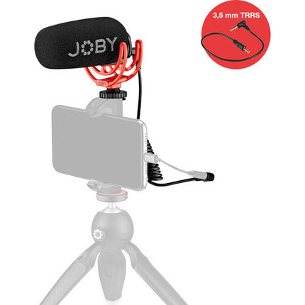 JOBY Wavo Micrófono On-Camera Supercardioide con Shockmount y TRRS