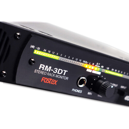 Fostex RM-3DT Monitor Activo Rackmount Entrada Dante 96 kHz 10W Canal