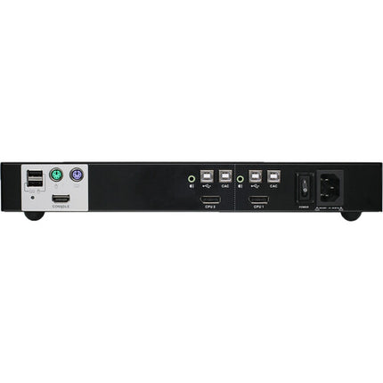 IOGEAR 2 Puertos DisplayPort Interruptor KVM Seguro 4K 3840x2160 TAA