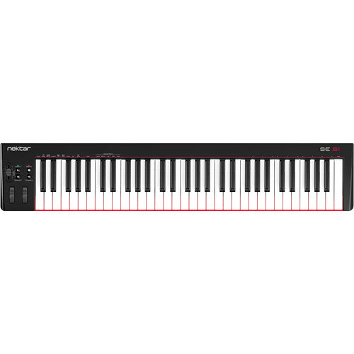 Nektar Technology SE61 Controlador MIDI USB 61 Teclas Sensibles Velocidad Integración DAW