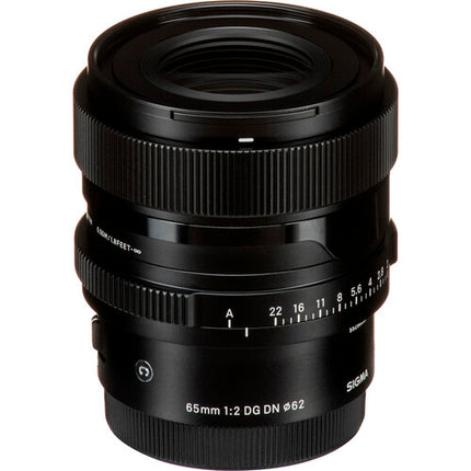 Sigma 65mm f2 DG DN Lente para Sony E Foque Completo con Apertura f2-f22