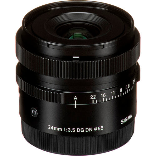 Sigma 24mm f3.5 DG DN Lente para Sony E Full-Frame con AF y resistente al agua