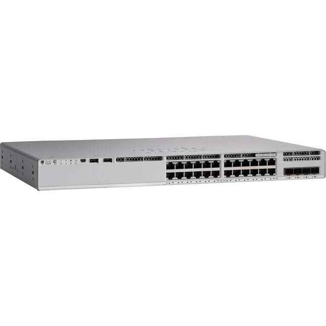 Cisco Catalyst 9200L-24P-4X Switch Gestionado 24 Puertos PoE+ 370W Rack