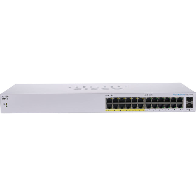 Cisco CBS110-24PP Switch Ethernet 24 Puertos 12 GbE 12 PoE Rack