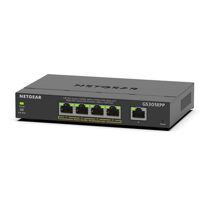 Netgear GS305EPP Switch Gestionado 5 Puertos Gigabit 120W PoE+ Desktop