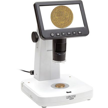 Konus DigiScience Microscopio Digital Zoom 10x-300x Pantalla LCD 5"