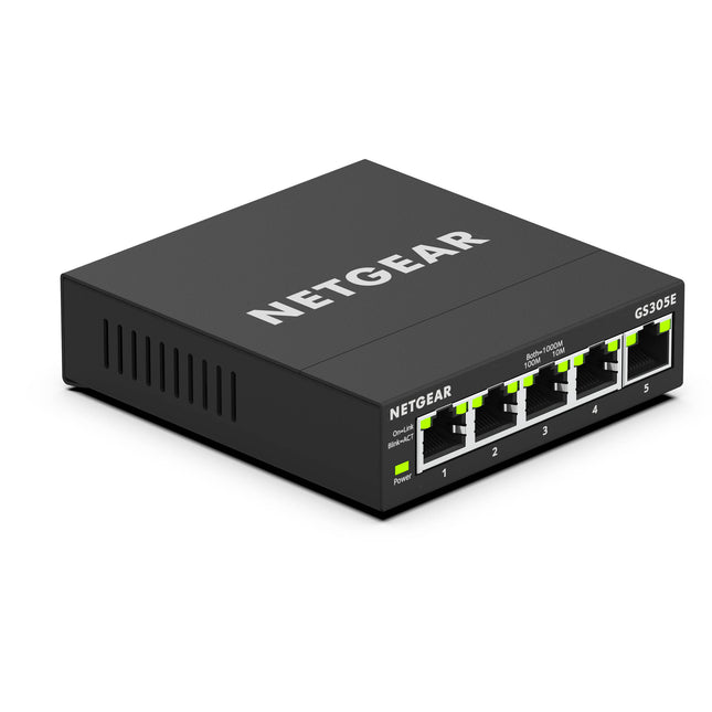 Netgear GS305E Switch Gigabit Gestionado 5 Puertos 10 Gb/s Capacidad