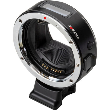 Viltrox Mark V Adaptador de Montura EF a Sony E con Pantalla OLED y Puerto Micro-USB