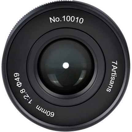 7Artisans 60mm f2.8 Macro Mark II para Sony E lente APS-C f16
