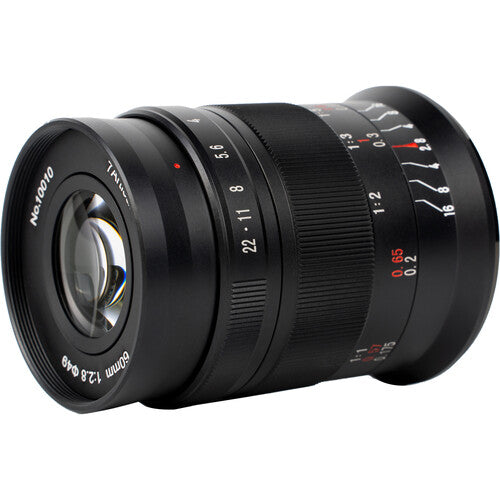 7Artisans 60mm f/2.8 Macro Mark II para FUJIFILM X objetivo macro f/2.8 a f/16 1:1 aumento