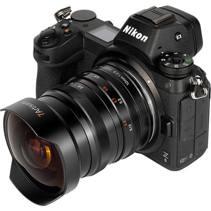 7Artisans 10mm f/2.8 Lente Ojo de Pez para Nikon Z Full Frame 178º 17 cm Distancia Mínima