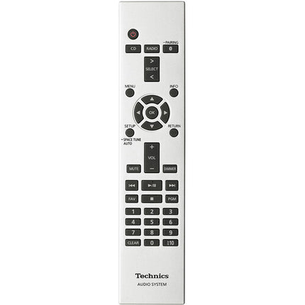 Technics OTTAVA f SC-C70MK2 Radio red reproductor CD 100W Wi-Fi Ethernet