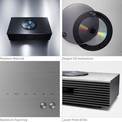 Technics OTTAVA f SC-C70MK2 Radio red reproductor CD 100W Wi-Fi Ethernet