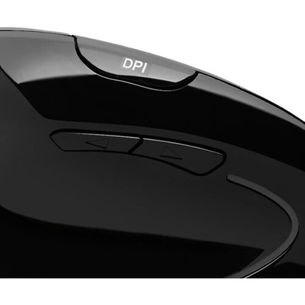 Adesso iMouse E90 Ratón Ergonómico Vertical Inalámbrico para Zurdos 2.4 GHz 1600 dpi