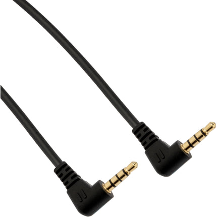 Pearstone Cable Mini TRRS a TRRS Ángulo Recto 3 m Durable y Flexible