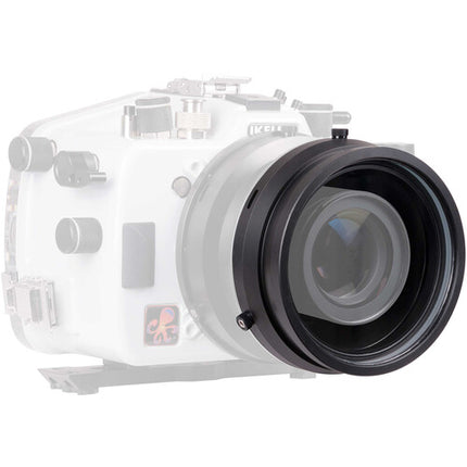 Ikelite DL 5" Flat Port puerto plano para fotografía subacuática con protector de neopreno y tornillo de seguridad