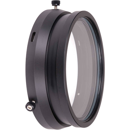 Ikelite DL 5" Flat Port puerto plano para fotografía subacuática con protector de neopreno y tornillo de seguridad