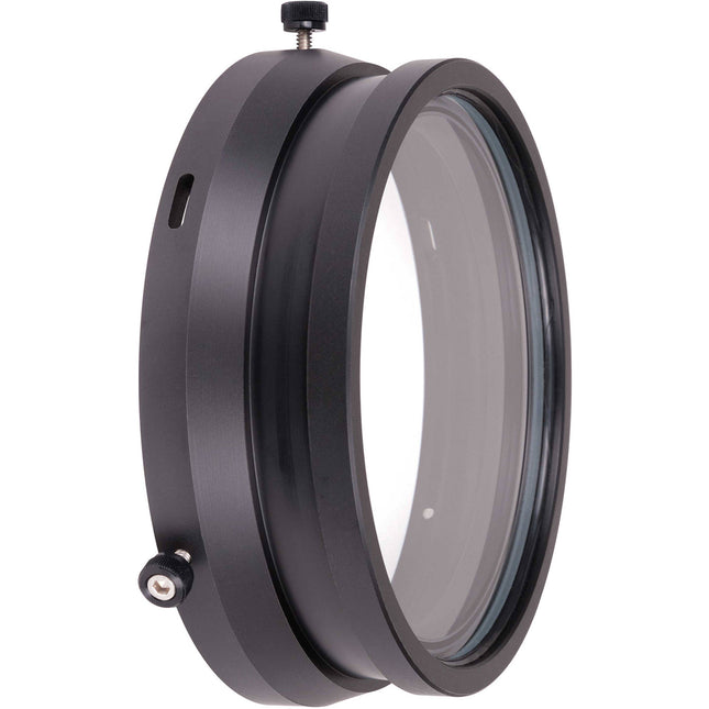 Ikelite DL 5" Flat Port puerto plano para fotografía subacuática con protector de neopreno y tornillo de seguridad