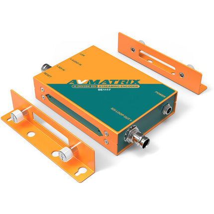 AVMATRIX H.264/H.265 Codificador SDI Streaming 1080p60 Ethernet 12V