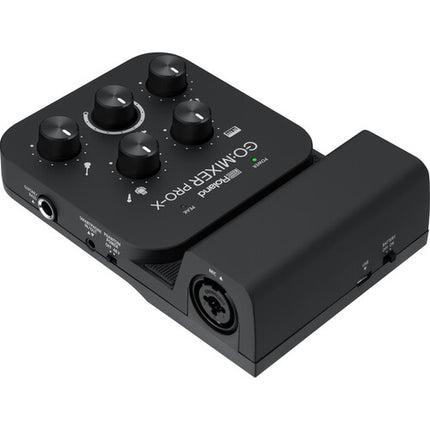 Roland GO:MIXER PRO-X mezclador de audio para smartphones con entradas de guitarra y micrófono y cables incluidos