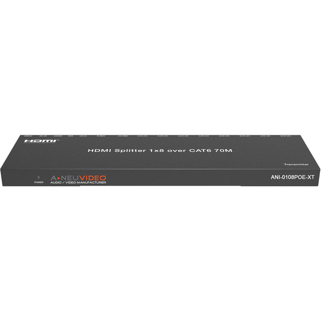 A-Neuvideo 1 x 8 HDMI Extensor Divisor 4K30 131' 8 Receptores PoC