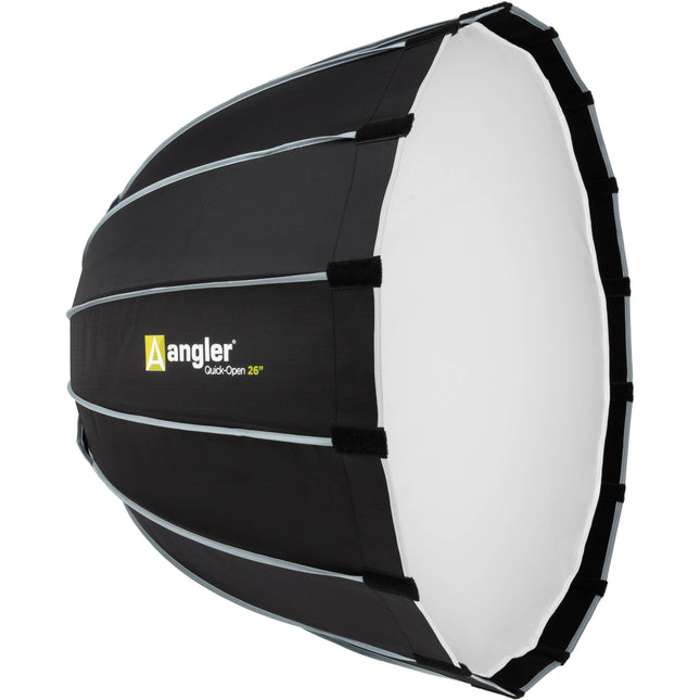 Angler Quick-Open Softbox Parabólico Profundo V2 66 cm con Difusores y Anillo Bowens