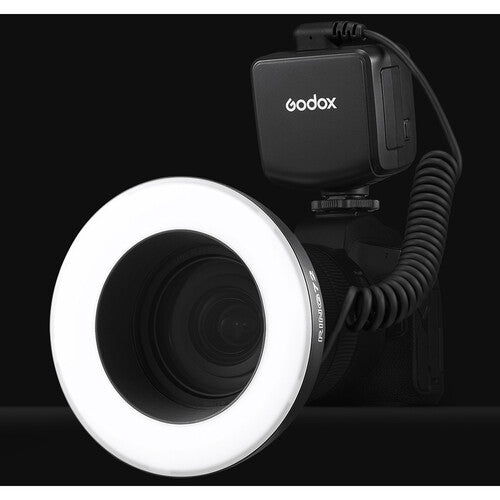 Godox Ring72 Luz Anillo LED Macro 8W 5600K con Adaptadores 49-72mm