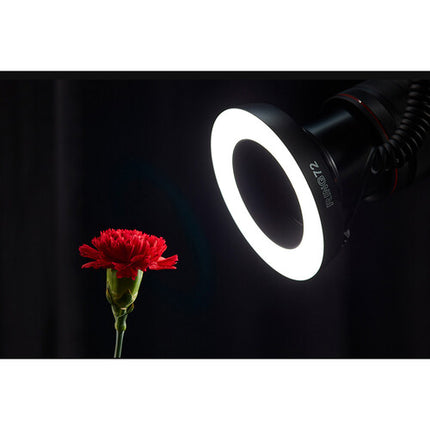Godox Ring72 Luz Anillo LED Macro 8W 5600K con Adaptadores 49-72mm