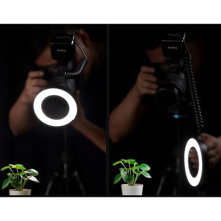 Godox Ring72 Luz Anillo LED Macro 8W 5600K con Adaptadores 49-72mm