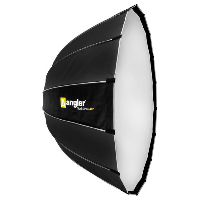 Angler Quick-Open Deep Parabolic Softbox V2 48 pulgadas con Difusores y Anillo Bowens S-Type