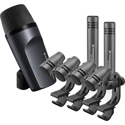 Sennheiser Drum Miking Kit micrófonos para batería 7 cables 3 tripods