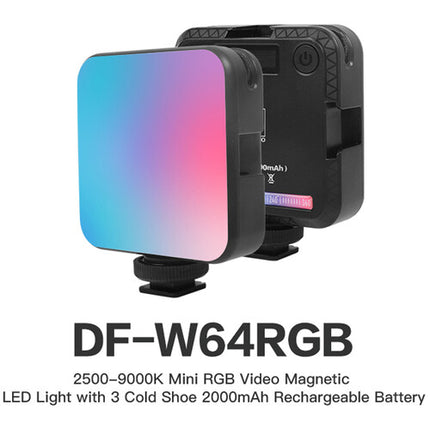 DigitalFoto Solution Limited Luz LED RGB Mini Magnética 2500-9000K 2000mAh USB-C